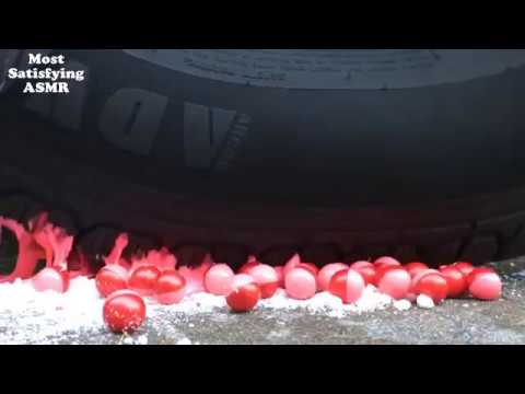 Crushing Crunchy & Soft Things by Car! - Floral Foam, Squishy, Tide Pods and More!
