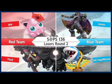 S@PS 136 Ultimate Doubles - gay/Thud vs ramen/JaCrispyMoose Losers R2