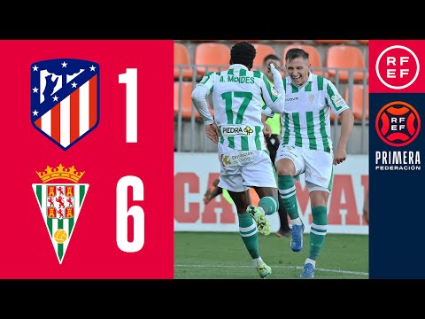 Resumen #PrimeraFederación | Club Atlético de Madrid "B" 1-6 Córdoba CF | Jornada 13, Grupo 2