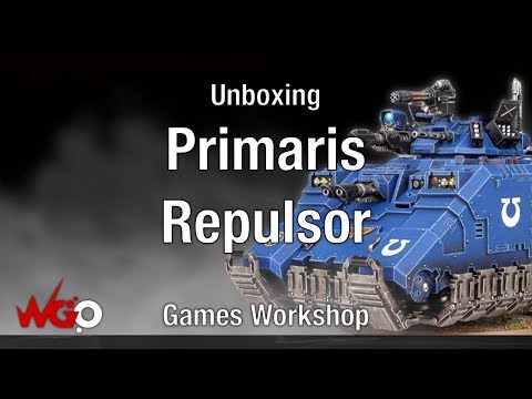 Games Workshop Primaris Repulsor Unboxing