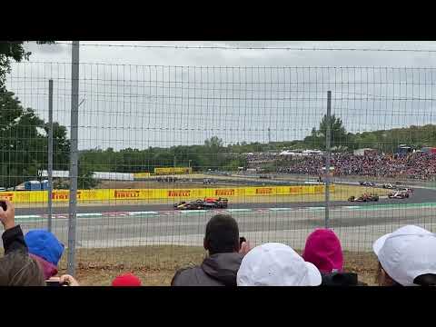 F1 General admission turn 11 Hungaroring start of Hungarian GP 2022