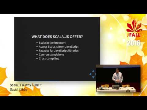 J-Fall 2016 Speaker David Stibbe - Scala.js & why I like it