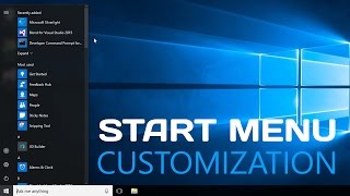 Windows 10 - How to Customize Start Menu - Easy Tutorial Review