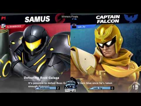 Smash @ Miz's WiFi 5 - sab_by (Wario, Captain Falcon) vs. Ramboss (Samus) Winners Finals