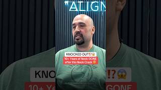 KNOCKED OUT⁉️😱#chiropractic #asmr #shorts #trending