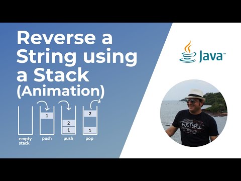 How To Reverse A String Using A Stack In Java Animation