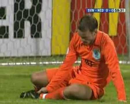 Slovenia - Netherlands Euro 2008 Qualifying