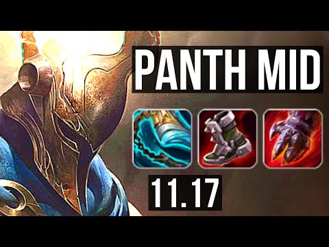 PANTHEON vs KENNEN (MID) | 11/0/5, 1000+ games, Legendary, 1.0M mastery | NA Grandmaster | v11.17