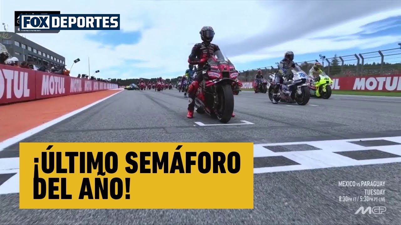 😳🔥 ¡ÚLTIMO SEMÁFORO DEL AÑO! Arranca la gran carrera en Valencia | Moto GP Valencia 2025