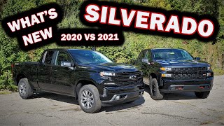 2020 Chevy SILVERADO vs 2021 Chevy SILVERADO - 5 BIG CHANGES - Here is what's new!