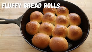 How To Make Amazing Bread Rolls In A Cast Iron Skillet - No Eggs Used!