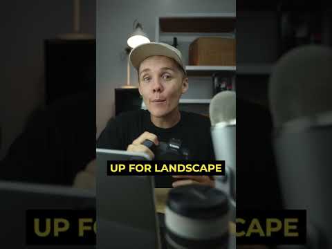 How I Set My Camera Up For Landscape Photography #Shorts