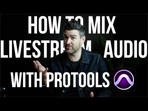 How to Mix Livestream Audio with ProTools DAW | How to get Better Livestream Audio Mix 30 Minute Mix