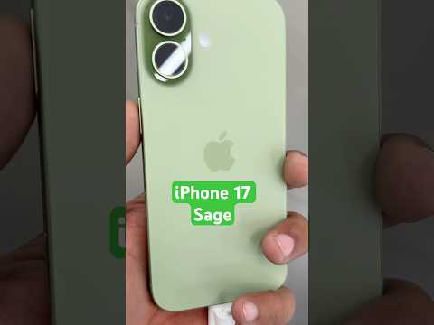 iPhone 17 Sage Unboxing 🍏 iPhone 17 Sage First Look iPhone17 #unboxing #iphone17 #iPhone🔥#iOS