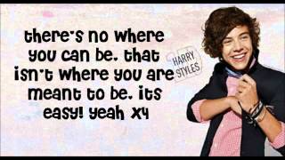 All You Need Is Love - One Direction (lyrics with pictures, X-Factor)