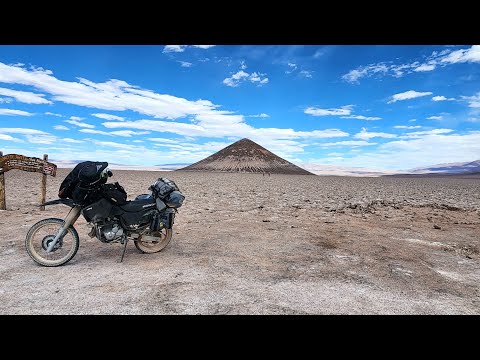 El Peñón  a Tolar Grande pasando salar Antofalla  salar Arizaro el cono de Arita en moto Tornado