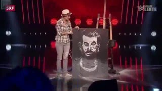 Everyone laughed at and belittled her chalk art performance... until the very end of the contest.