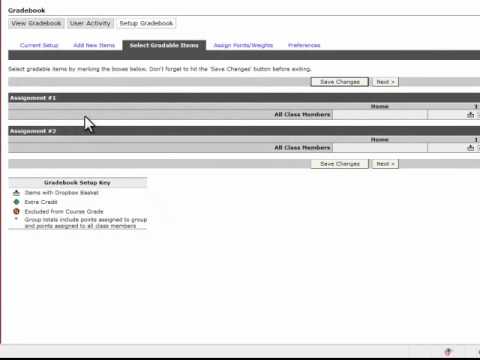 Setting Up Your Gradebook in eCollege
