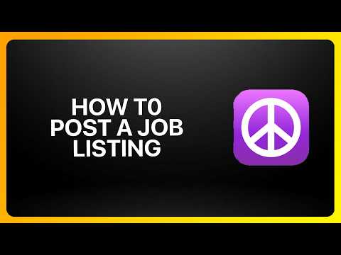 Post Job Opening On Craigslist