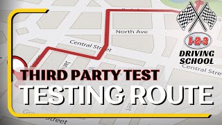 Third Party Testing Driving Test Route At 1-2-3 Driving School 08.2023