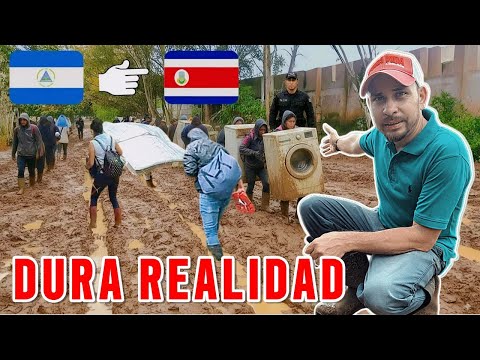 “CRUCE ILEGAL de migrantes por Las Tablillas en Los Chiles | Frontera Costa Rica – Nicaragua”