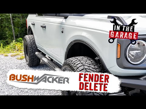 Bushwacker Trail Armor Fender Delete Kit -  Features and Benefits