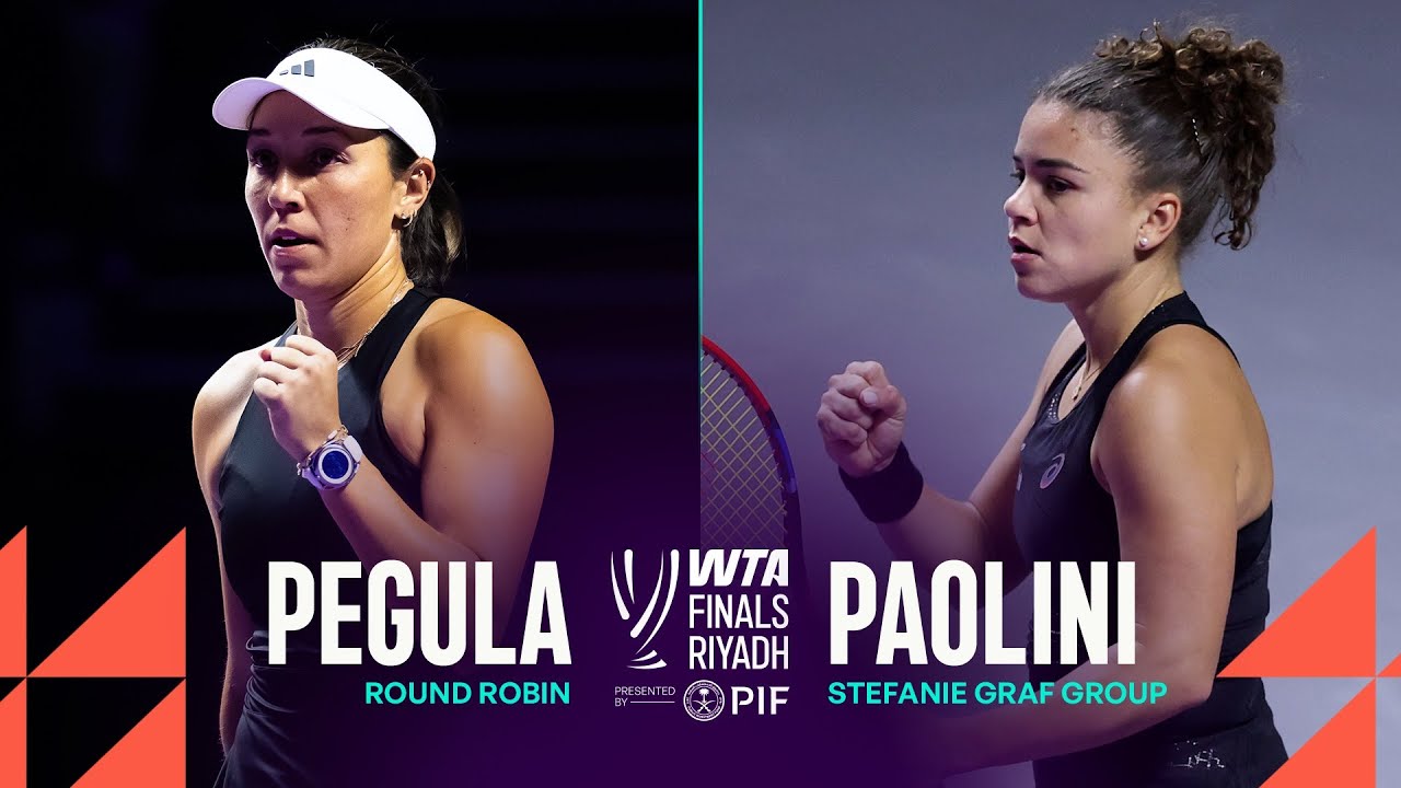 Jessica Pegula vs. Jasmine Paolini | 2025 WTA Finals