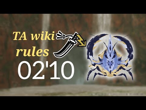 【MHR:SB/NS】M★3 ショウグンギザミ 太刀 TA wiki rules(オトモ無) 02'10''09 / Shogun Ceanataur LS TA rules