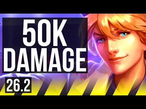 EZREAL & Soraka vs CAITLYN & Lux (ADC) | Good KDA: 20/2/6, 50K damage | KR Master | 26.2