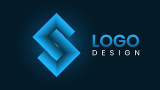 How to design professional Blue Gradient logo in illustrator CC