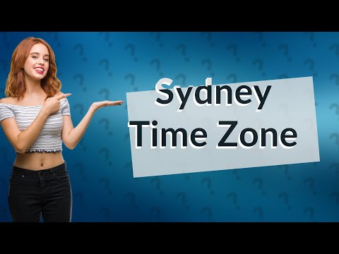 What is Sydney's GMT?