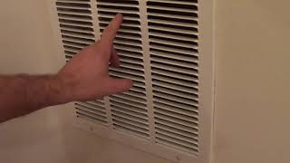 Reduce Air Noise on a Loud Return Air Vent