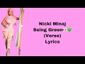 Nicki Minaj - Seeing Green ( Verse ) Lyrics