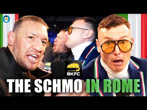 Conor McGregor BKFC ITALIEN RINGSIDE REAKTION & ZUSAMMENFASSUNG | The Schmo in ROM