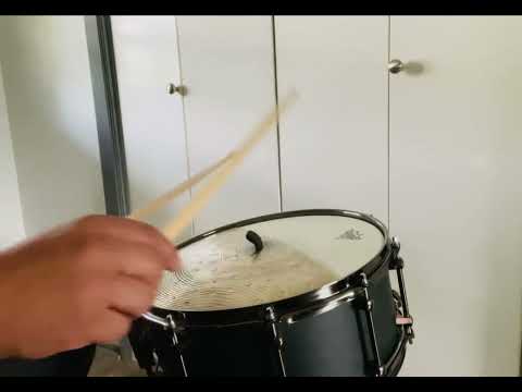 14" GM Designs Custom B20 'Luna' Snare Cymbal - Dry, Metallic Sticking Effects! image 6