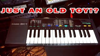 Video thumbnail for Casio SK-1 from 1985 by Espen Kraft