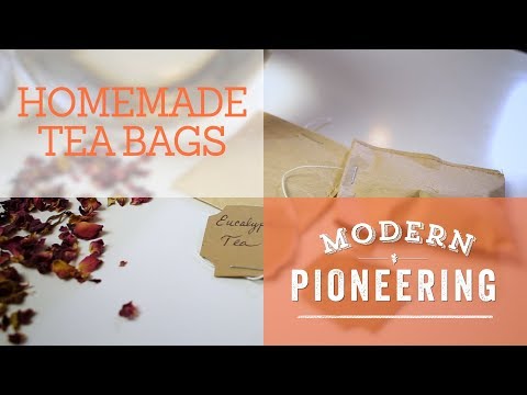 Part of a video titled DIY Homemade Tea Bags: Perfect Gift - YouTube