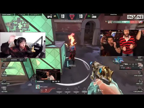 SEN Tarik & TenZ react to OpTic Crashies Classic Moment | GRAND FINALS