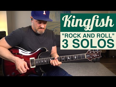 Kingfish "Rock and Roll" Guitar Lesson - All 3 Solos