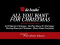 All You Want For Christmas Arranged By Peter Kleine Schaars