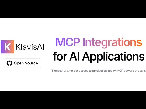 Klavis AI: Open Source MCP integrations for AI Applications