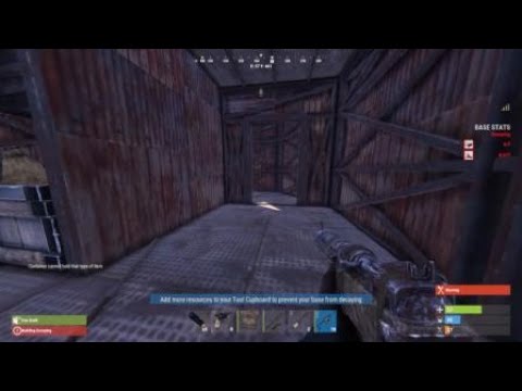 I Eco Raid a Decayed Base on Rust Console For Fat Loot