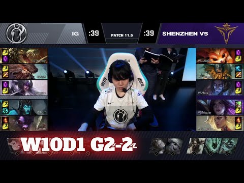 V5 vs IG - Game 2 | Week 10 Day 1 LPL Spring 2021 | Victory Five vs Invictus Gaming G2