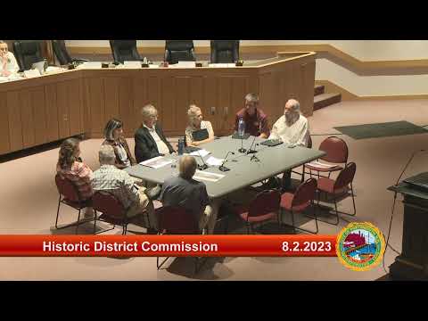 8.2.2023 Historic District Commission