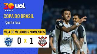 BARRA 0 X 1 CORINTHIANS | LINGARD DESENCANTA E TIMÃO VENCE NA COPA DO BRASIL | MELHORES MOMENTOS