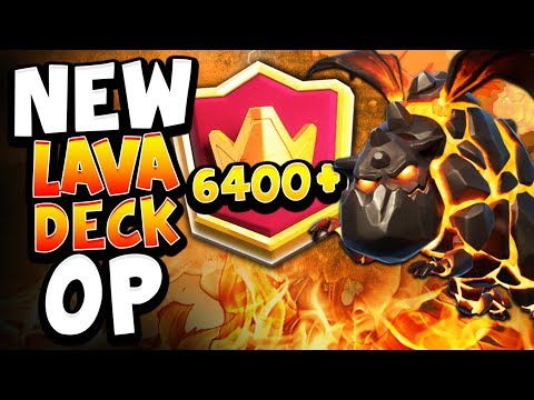 TOP LADDER with BEST NEW LAVA HOUND DECK for THIS META! - CLASH ROYALE