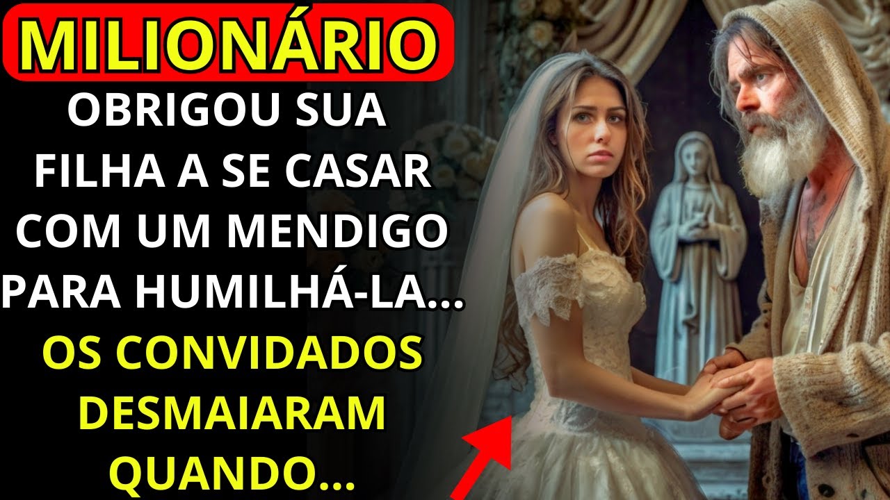 MILIONÁRIO OBRIGOU SUA FILHA A SE CASAR COM UM MENDIGO PARA HUMILHÁ-LA... FICOU HORRORIZADO QUANDO..