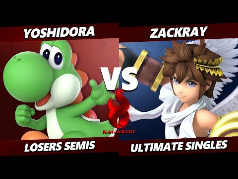Kagaribi 9 Losers Semis - Yoshidora (Yoshi) Vs. Zackray (Pit) SSBU Ultimate Tournament