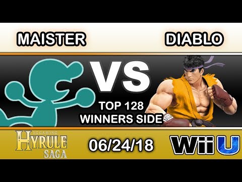 Hyrule Saga - KJS | Maister (Mr. Game & Watch) Vs. Diablo (Ryu) Top 128 Winners - Smash 4