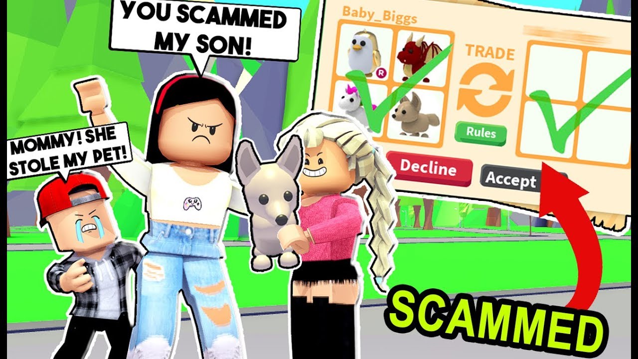 My Spoiled Son Got Scammed In Adopt Me And Lost His Favorite Pet Roblox Adopt Me Roblox 201tube Tv - the babysitter killed my kids roblox adopt me youtube